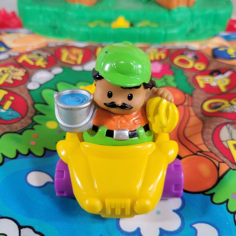 Fisher Price Little People A to Z Learning Zoo ABC Mat Tree Lion Zookeeper - Picture 6 of 10